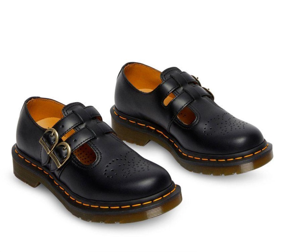 8065 Mary Jane Dr Martens Schweiz Zürich Black Smooth