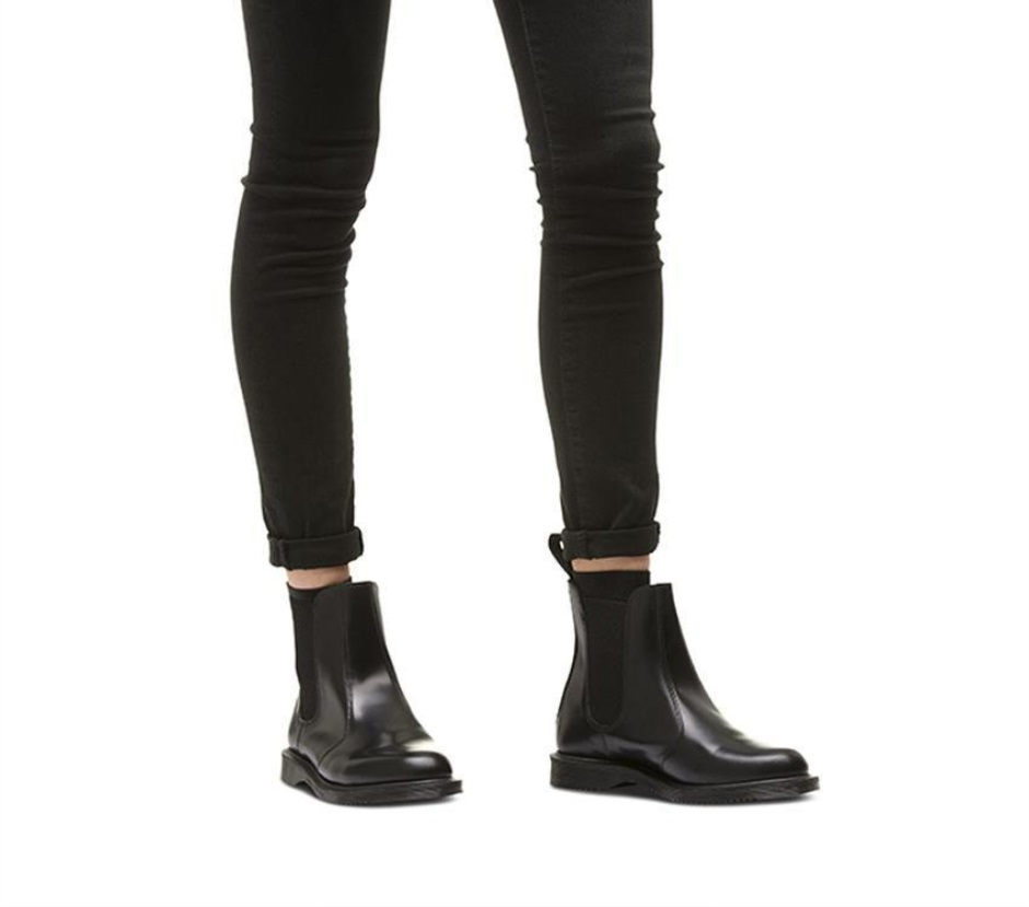 Flora Smooth Black Dr Martens Schweiz