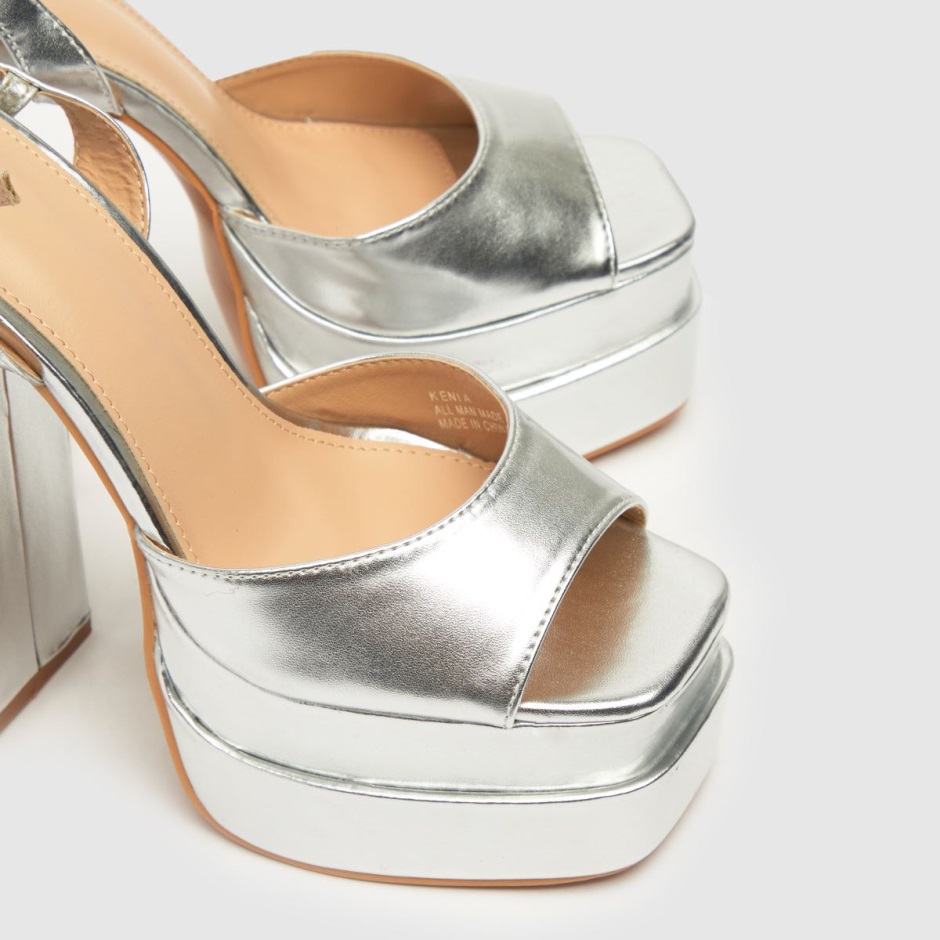 Schuh Shay Platform High Heels Silver Dr Martens Schweiz