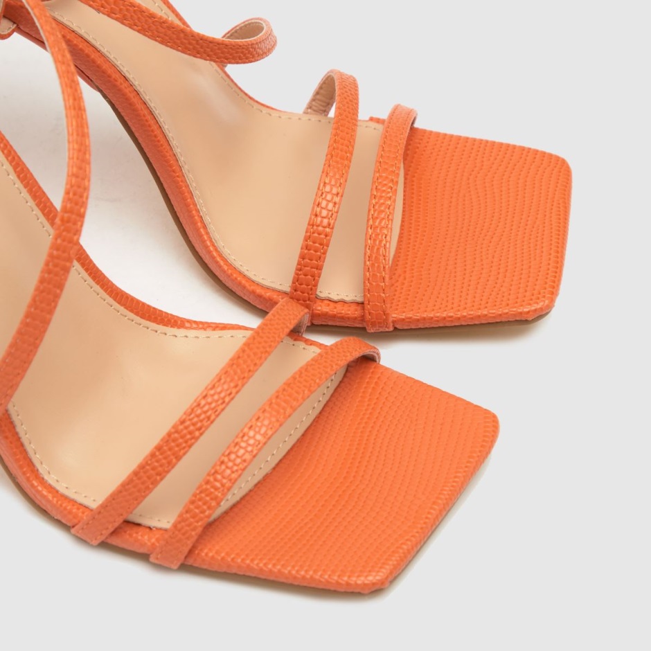 Dr Martens Schweiz Zürich Schuh Santi Strappy Stiletto High Heels Orange