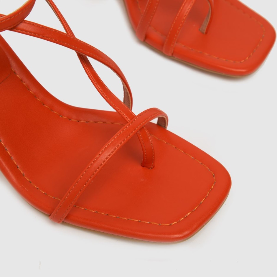 Dr Martens Schweiz Zürich Orange Schuh Storm Strappy High Heels