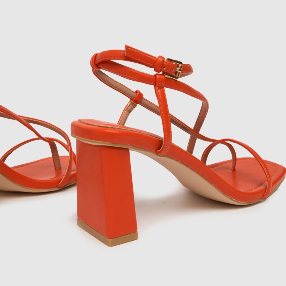 Dr Martens Schweiz Zürich Orange Schuh Storm Strappy High Heels