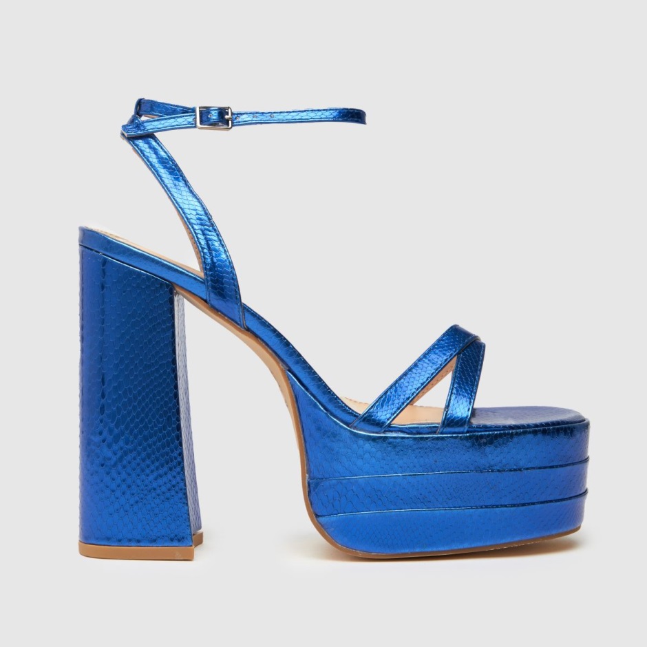 Schuh Sonia Platform Block High Heels Blue Dr Martens Schweiz