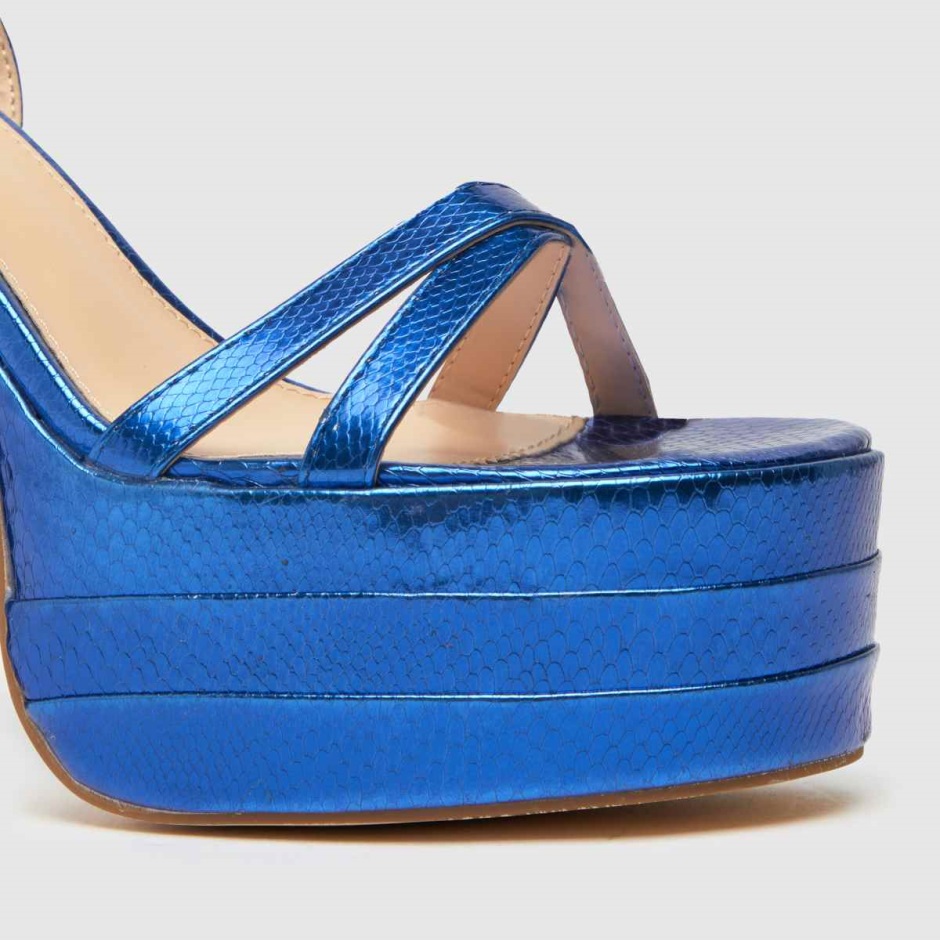 Schuh Sonia Platform Block High Heels Blue Dr Martens Schweiz