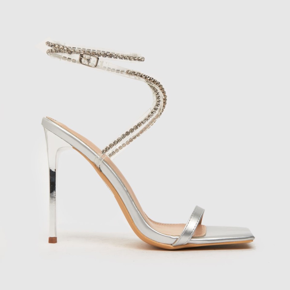 Silver Schuh Sahara Embellished Stiletto High Heels Dr Martens Schweiz