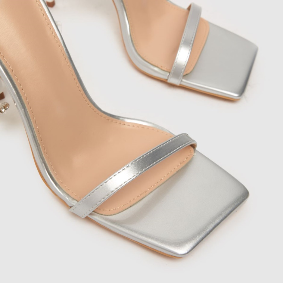 Silver Schuh Sahara Embellished Stiletto High Heels Dr Martens Schweiz