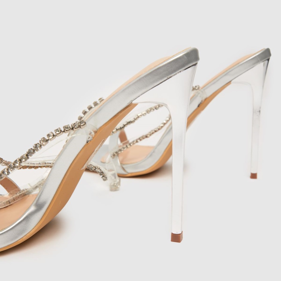 Silver Schuh Sahara Embellished Stiletto High Heels Dr Martens Schweiz