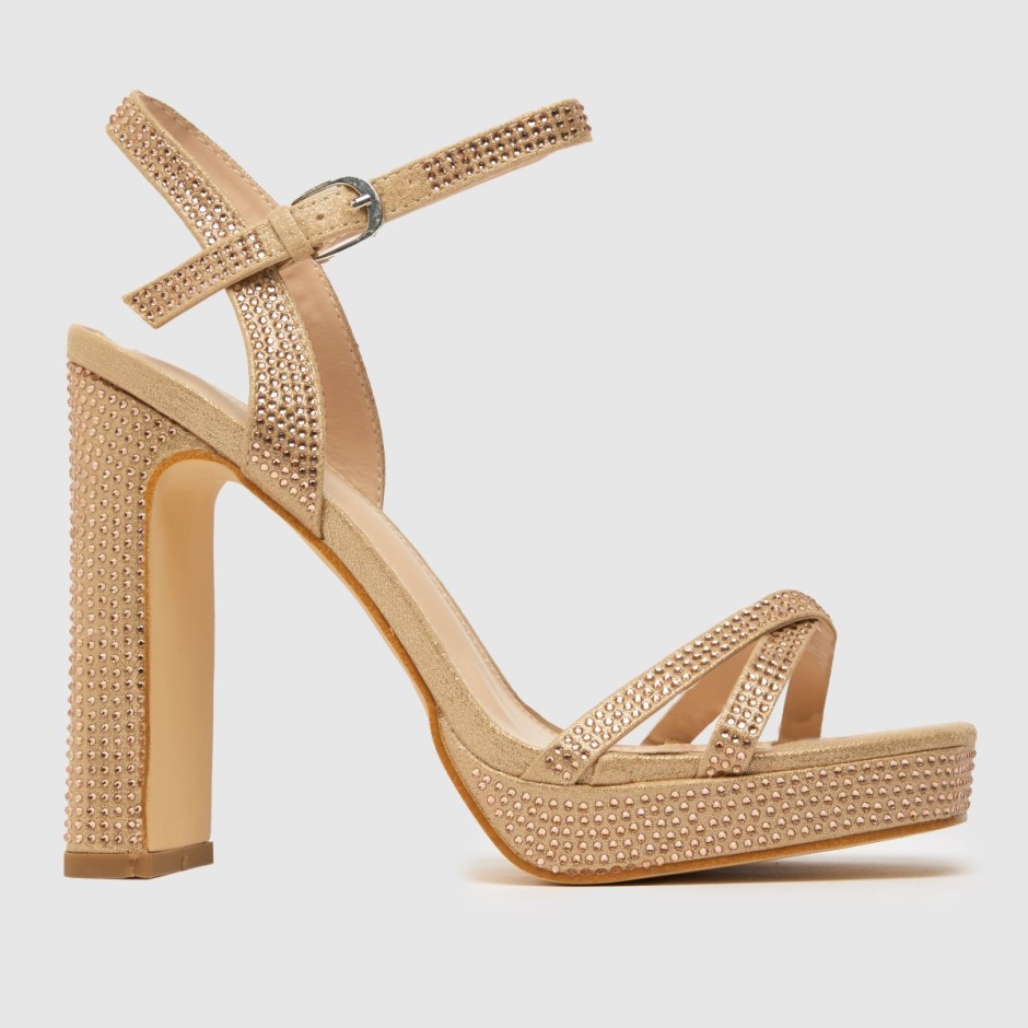 Dr Martens Schweiz Zürich Schuh Saffron Embellished Platform High Heels Gold