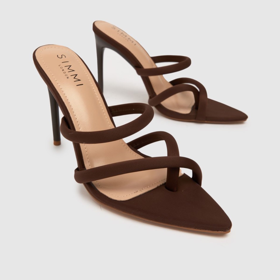 Simmi Joella Stilleto Mule High Heels Braun Dr Martins Schweiz