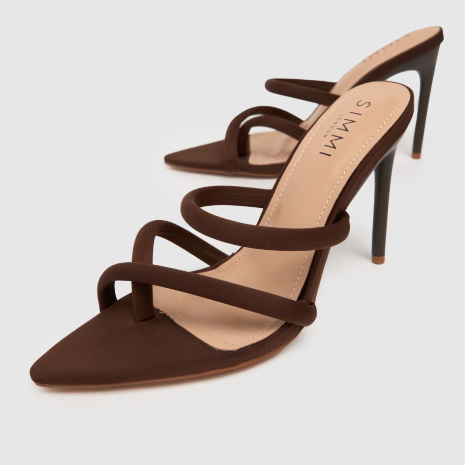 Simmi Joella Stilleto Mule High Heels Braun Dr Martins Schweiz