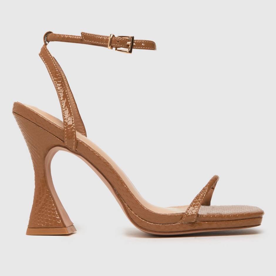 Natural Simmi Simona Flared High Heels Dr Martens Schweiz