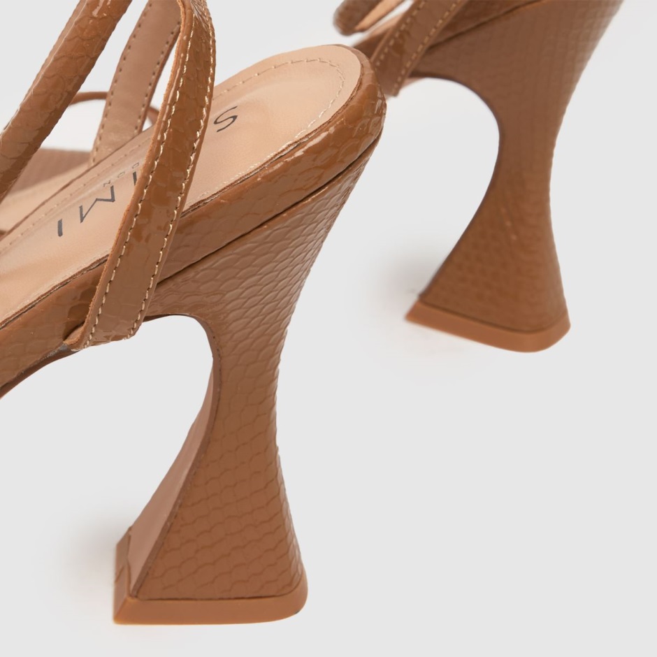 Natural Simmi Simona Flared High Heels Dr Martens Schweiz