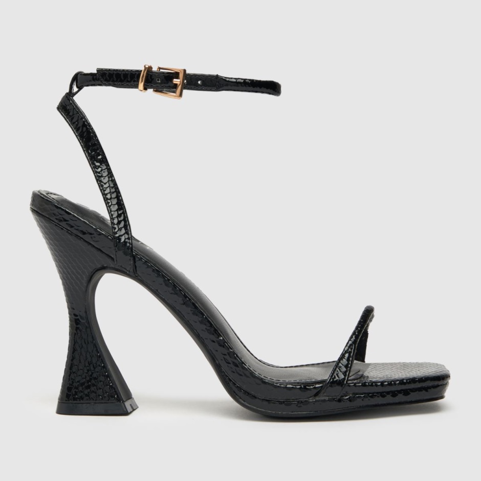 Dr Martens Schweiz Zürich Simmi Simona Flared High Heels Black