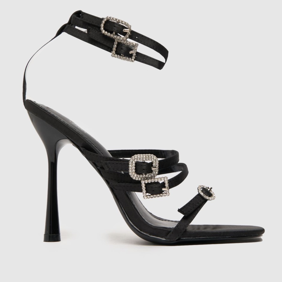 Dr Martens Schweiz Zürich Black Simmi Beach Strappy Stilleto High Heels