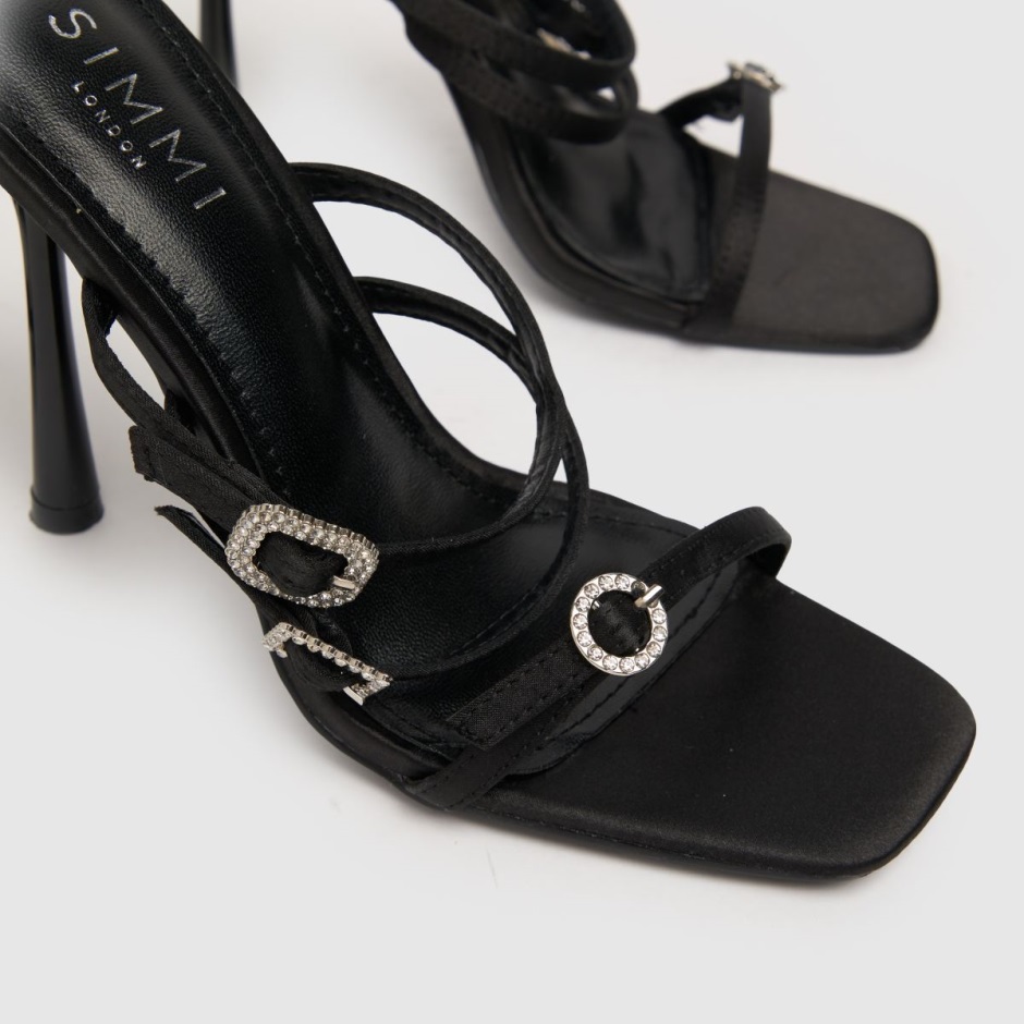 Dr Martens Schweiz Zürich Black Simmi Beach Strappy Stilleto High Heels