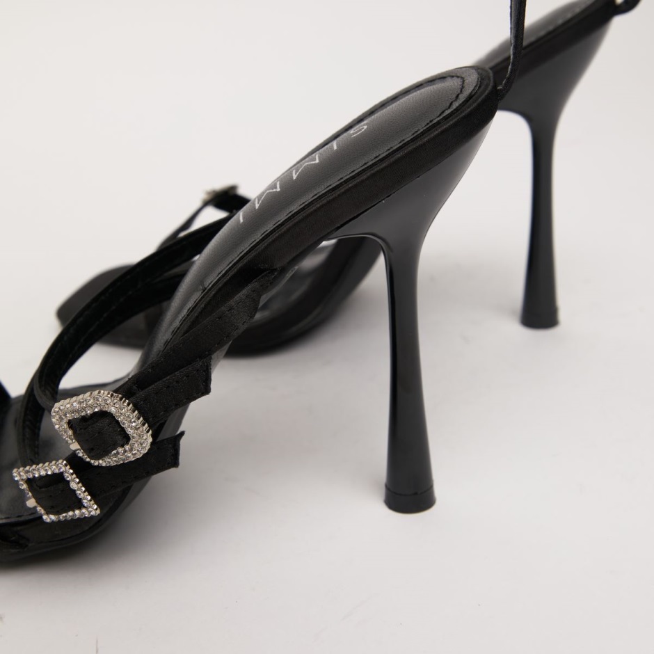 Dr Martens Schweiz Zürich Black Simmi Beach Strappy Stilleto High Heels