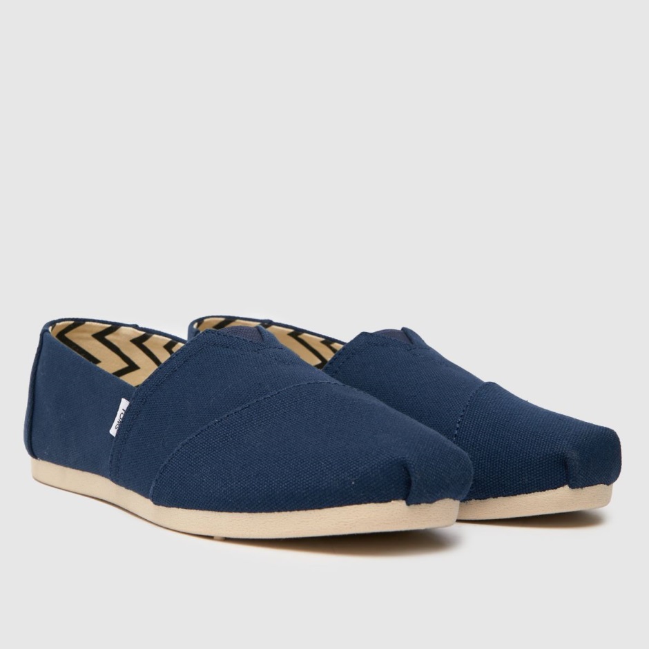 Dr Martens Schweiz Zürich Navy Toms Classic Slip Flat Shoes