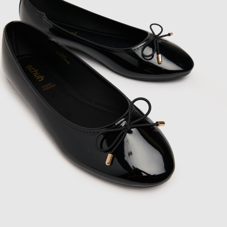 Schuh Lindsey Patent Ballerina Flat Shoes Black Dr Martens Schweiz