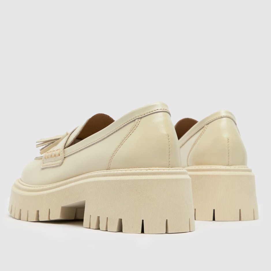 Dr Martens Schweiz Zürich Schuh Lastri Leather Chunky Loafer Flat Shoes Natural