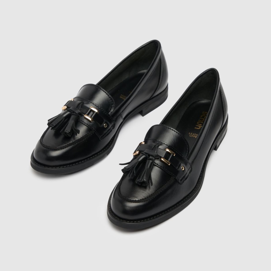 Dr Martens Schweiz Zürich Schuh Ec Liv Leather Tassel Loafer Flat Shoes Black