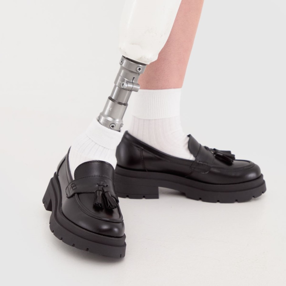 Dr Martens Schweiz Zürich Schuh Loft Chunky Leather Loafer Flat Shoes Black