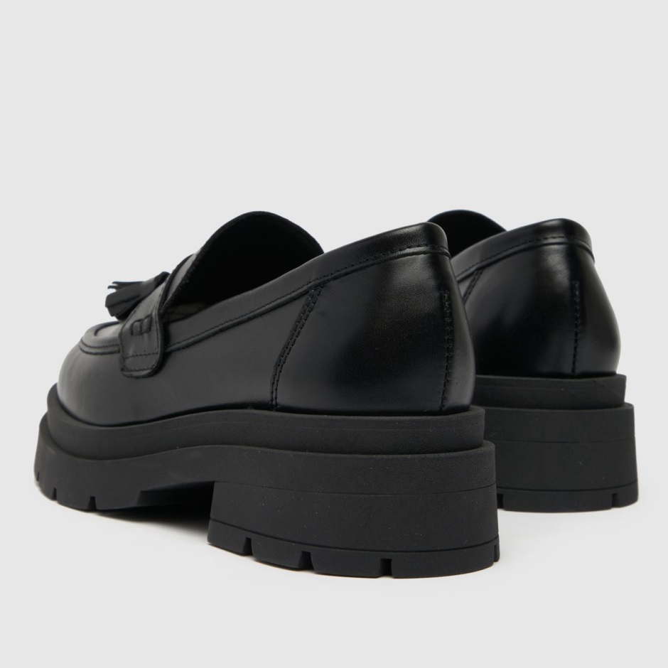 Dr Martens Schweiz Zürich Schuh Loft Chunky Leather Loafer Flat Shoes Black