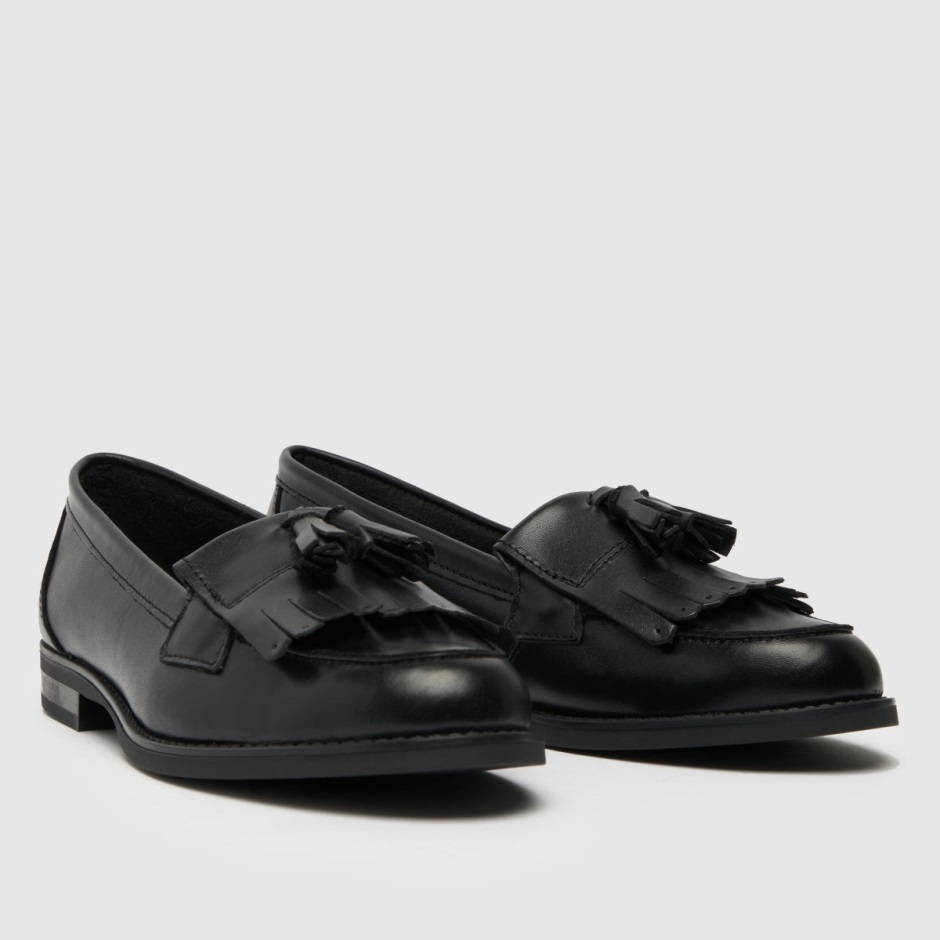 Schwarz Schuh Wide Fit Loafer Mit Kompass Und Quaste Flache Schuhe Dr Martens Schweiz