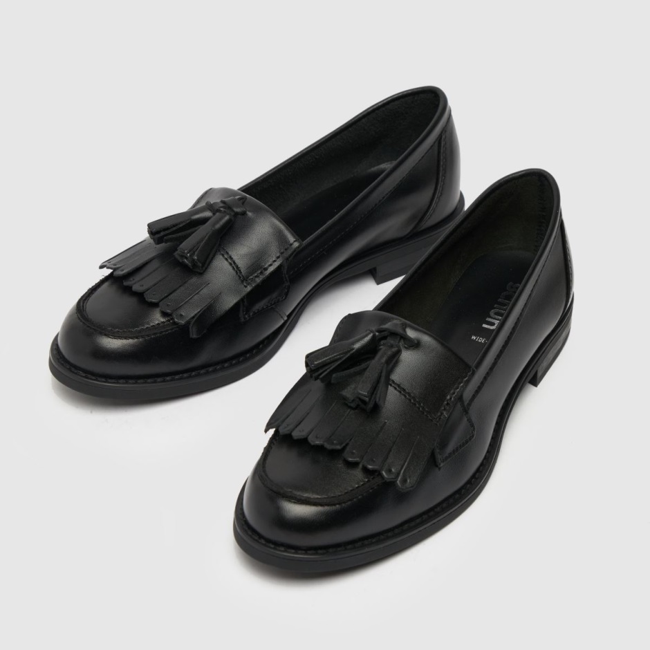 Schwarz Schuh Wide Fit Loafer Mit Kompass Und Quaste Flache Schuhe Dr Martens Schweiz