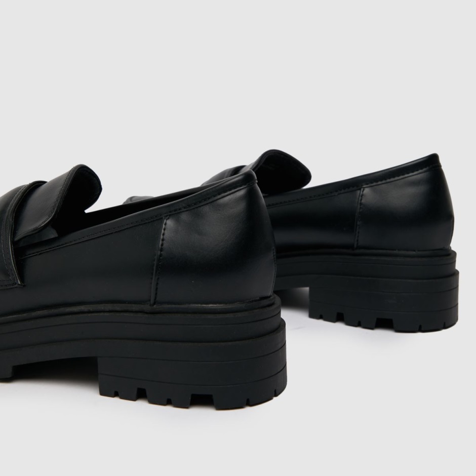 Dr Martens Schweiz Zürich Schuh Loz Chunky Pu Loafer Flat Shoes Black