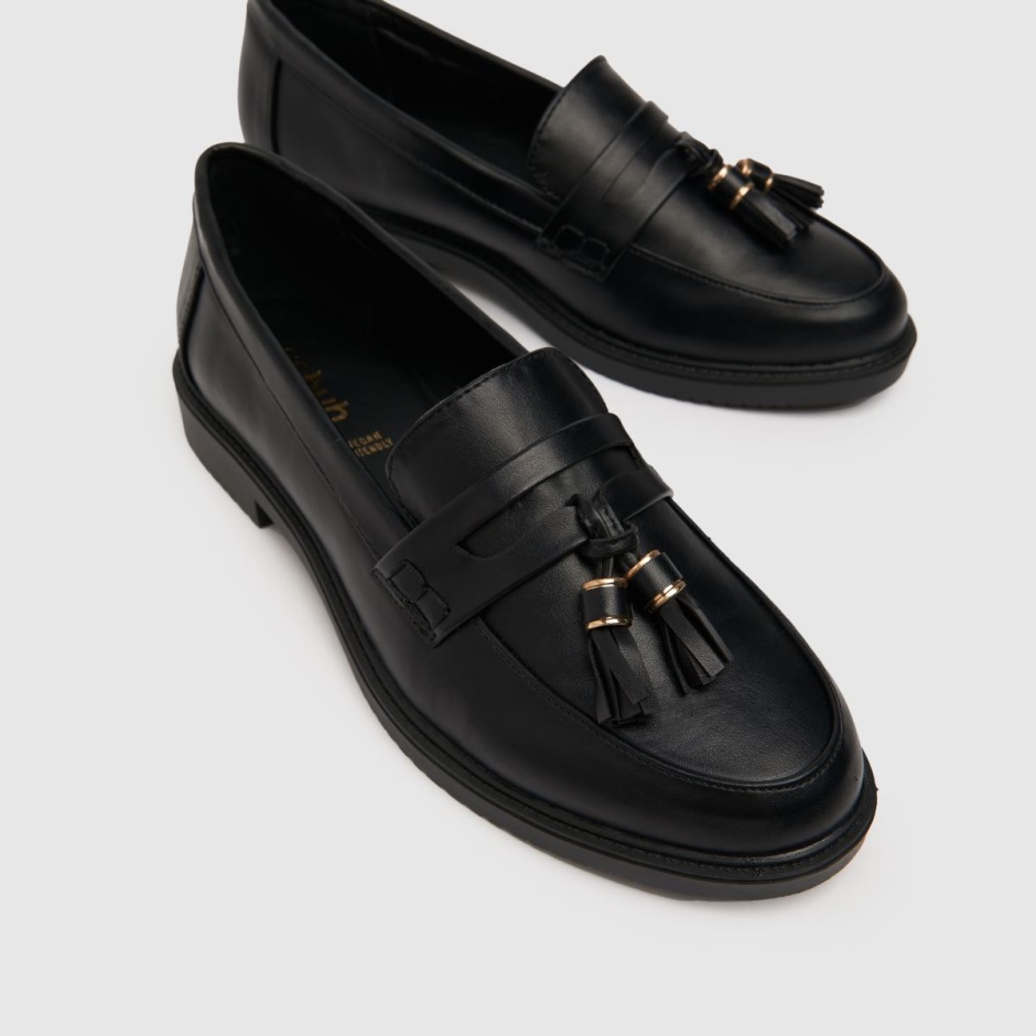 Dr Martens Schweiz Zürich Black Schuh Lane Tassel Loafer Flat Shoes