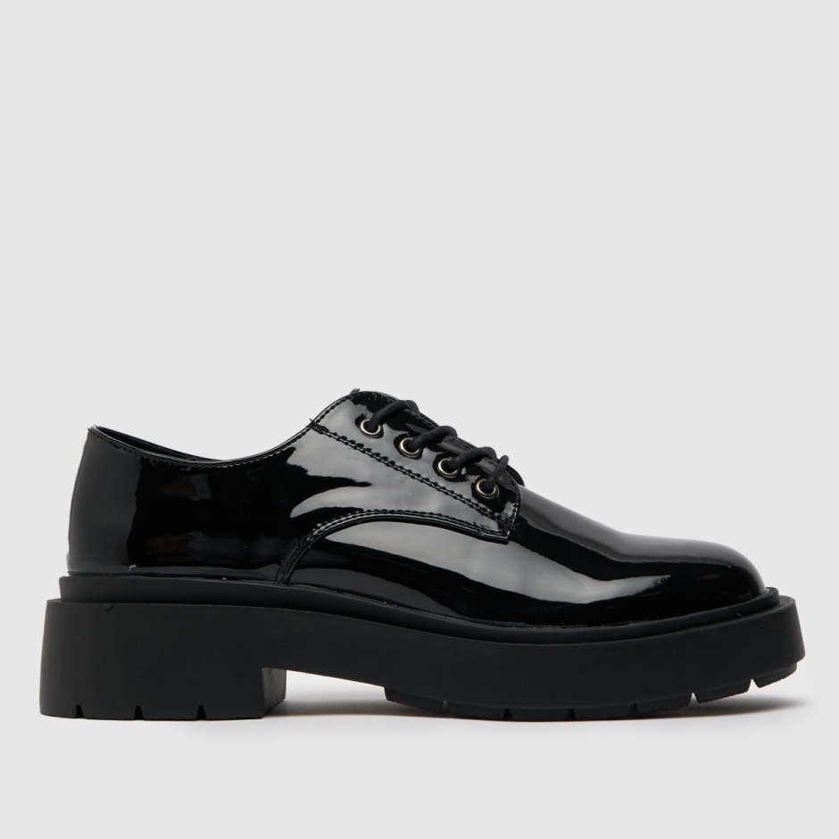 Schwarz Schuh Liana Patent Schnürschuh Flache Schuhe Dr Martens Schweiz