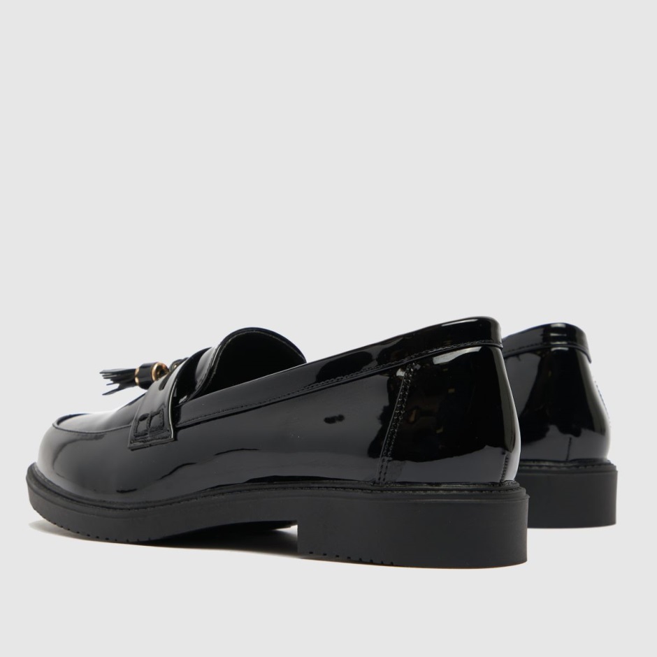 Black Dr Martens Schweiz Schuh Lane Tassel Loafer Flat Shoes