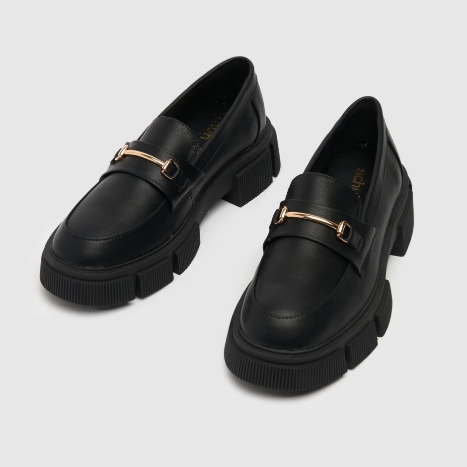 Dr Martens Schweiz Zürich Black Schuh Lyle Chunky Loafer Flat Shoes