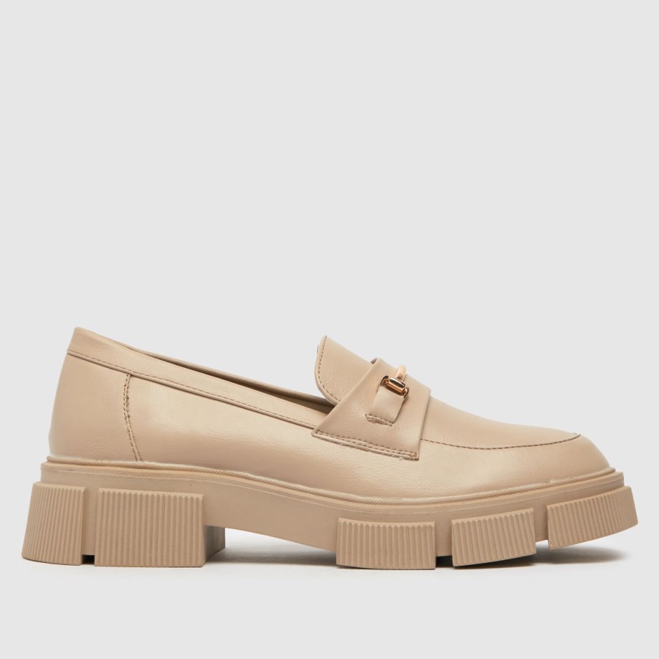 Natur Dr Martens Schweiz Schuh Lyle Klobige Loafer Flache Schuhe