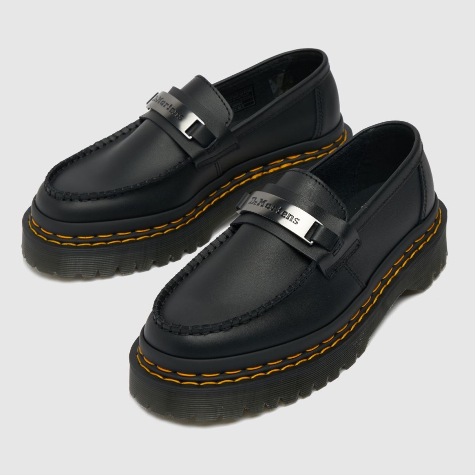 Dr Martens Penton Bex Doppelstich Flache Schuhe Schwarz Dr Martens Schweiz