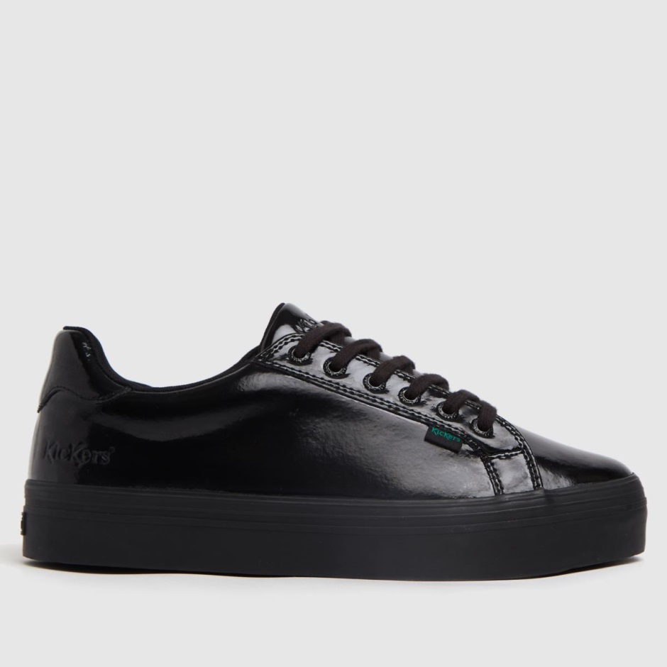 Dr Martens Schweiz Zürich Black Kickers Tovni Stack Mono Flat Shoes