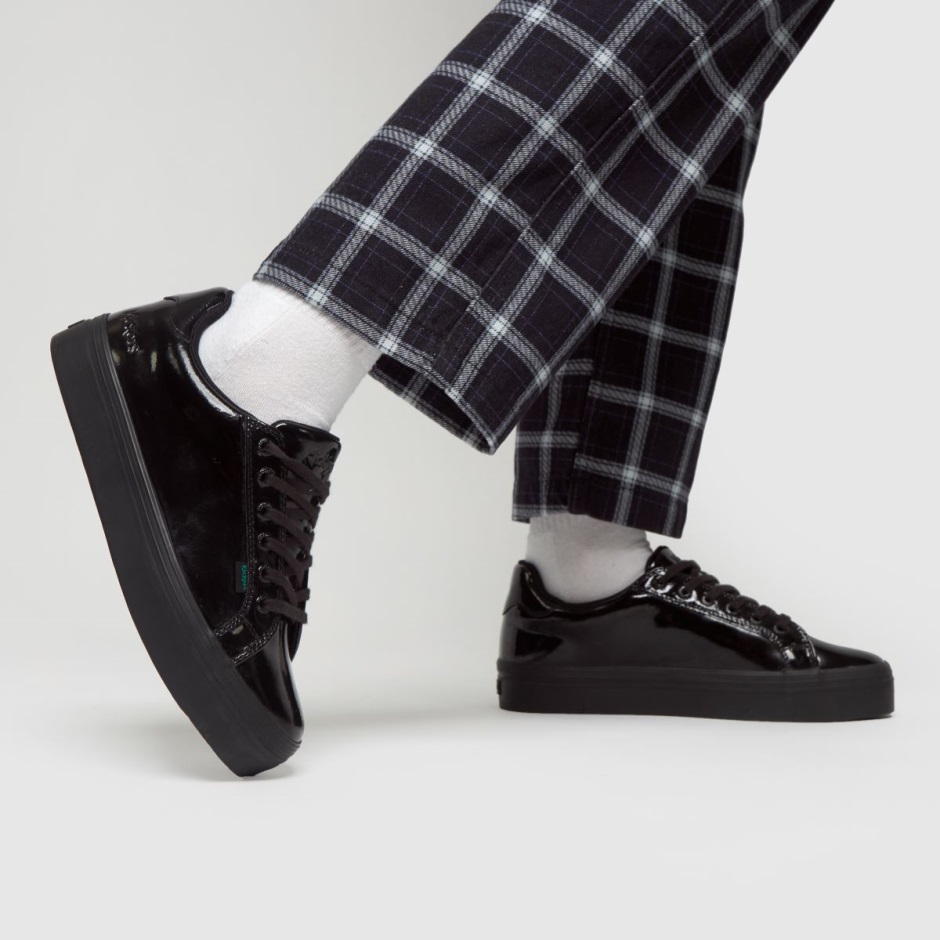 Dr Martens Schweiz Zürich Black Kickers Tovni Stack Mono Flat Shoes