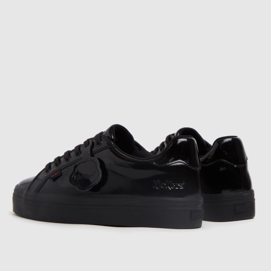 Dr Martens Schweiz Zürich Black Kickers Tovni Stack Mono Flat Shoes