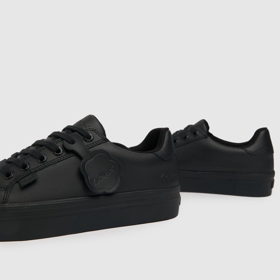 Dr Martens Zürich Schweiz Black Kickers Tovni Stack Mono Flat Shoes