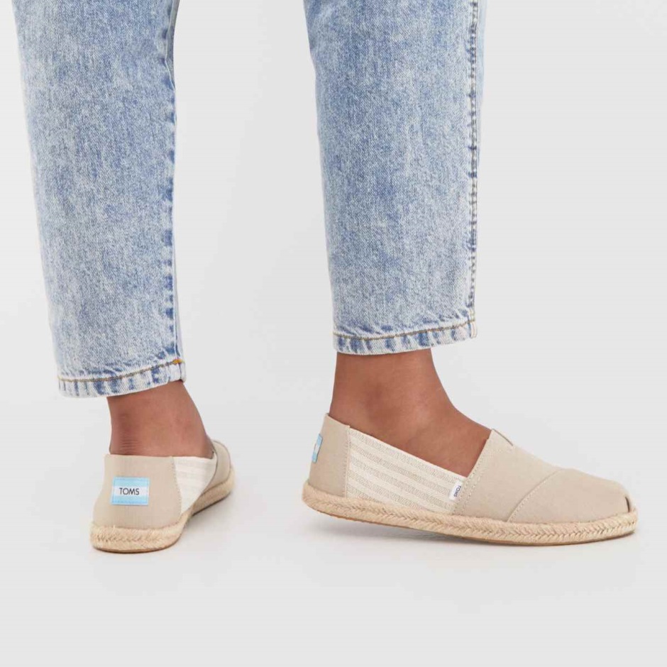 Dr Martens Schweiz Zürich Natural Toms University Rope Vegane Flache Schuhe