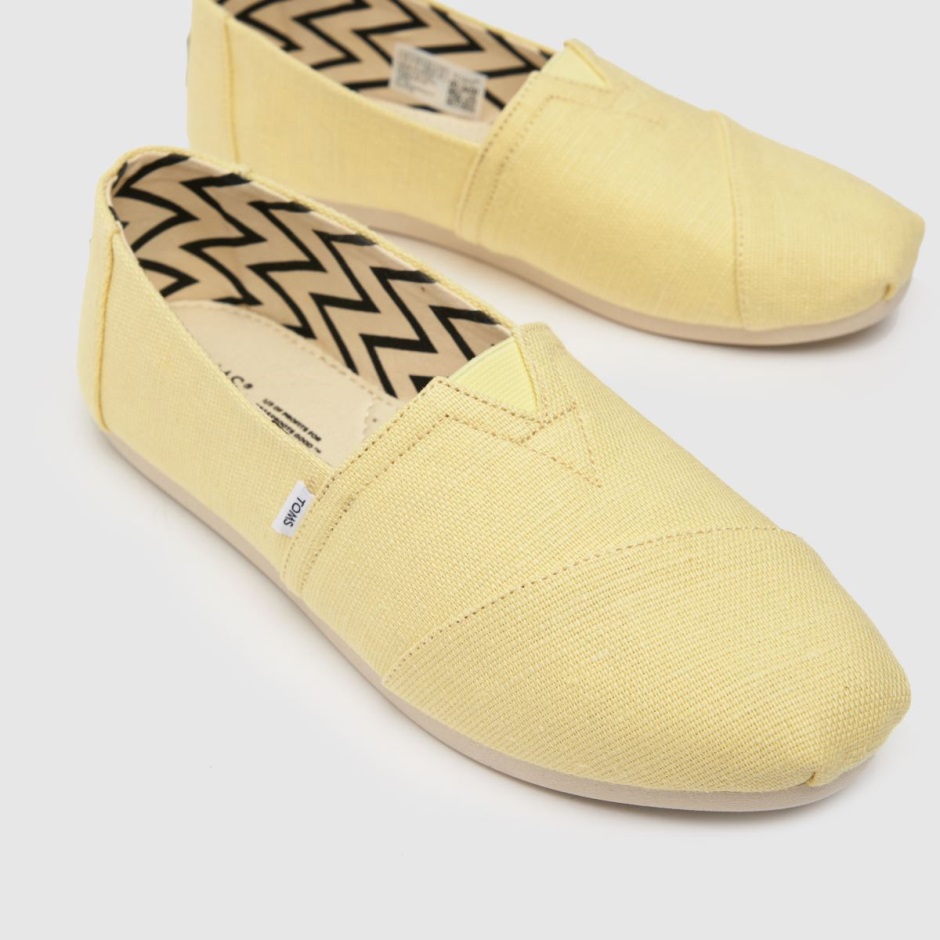 Toms Alpargata Vegane Flache Schuhe Gelb Dr Martens Schweiz