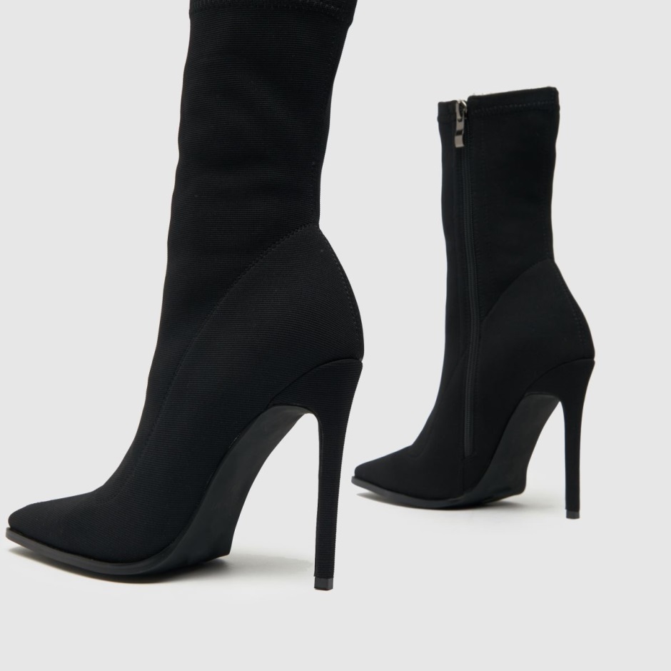 Black Simmi Benecia Stilleto Boots Dr Martens Schweiz