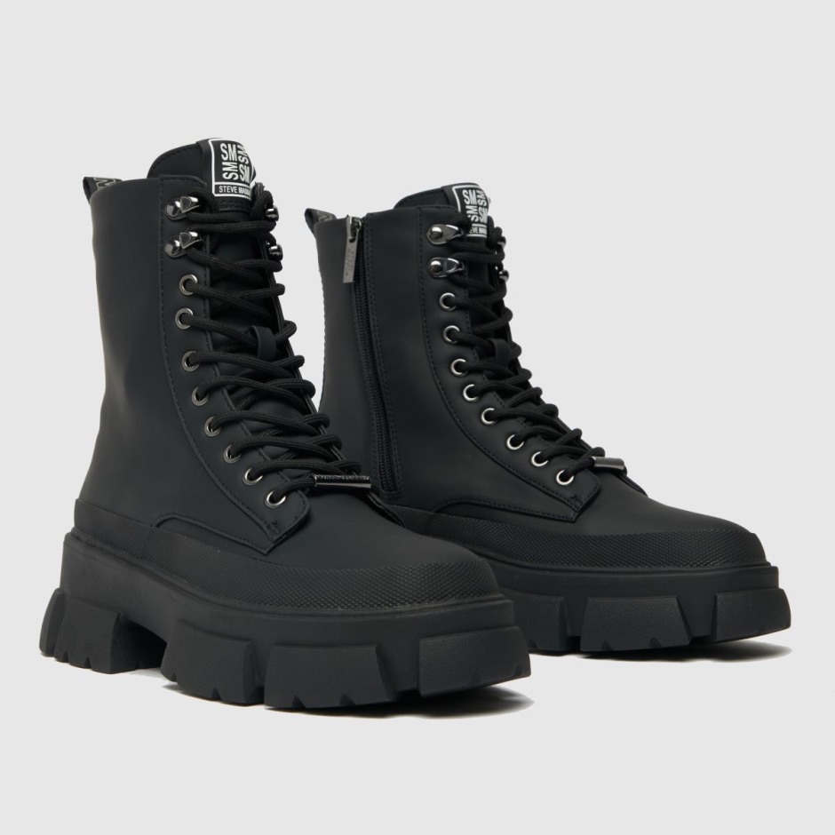 Black Dr Martens Schweiz Steve Madden Forecast Boots