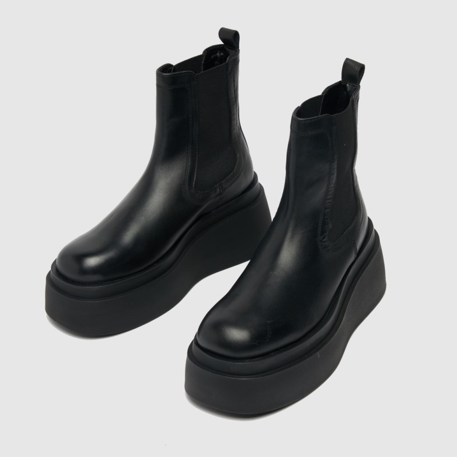 Black Schuh Ariel Chelsea Wedge Boots Dr Martens Schweiz