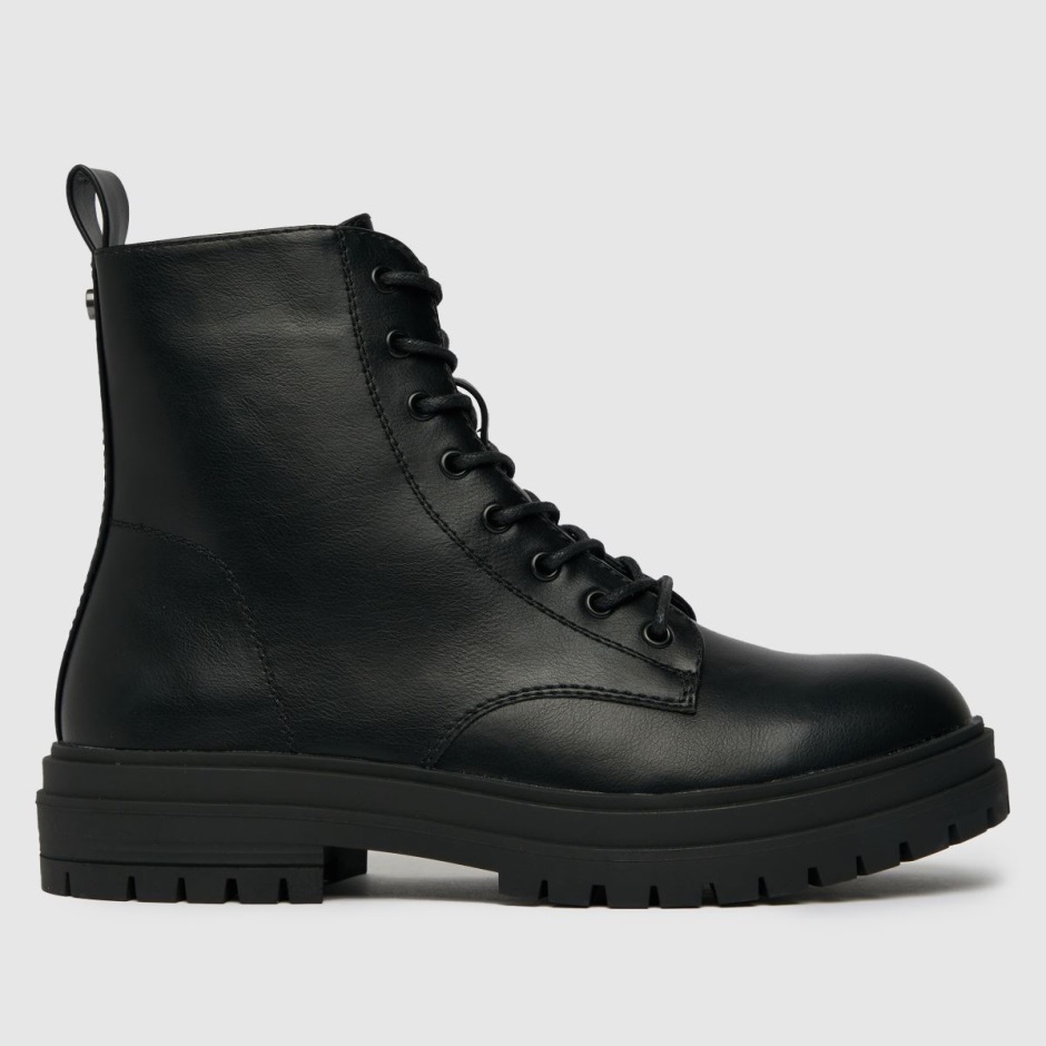 Black Dr Martens Schweiz Schuh Acacia Lace Up Boots