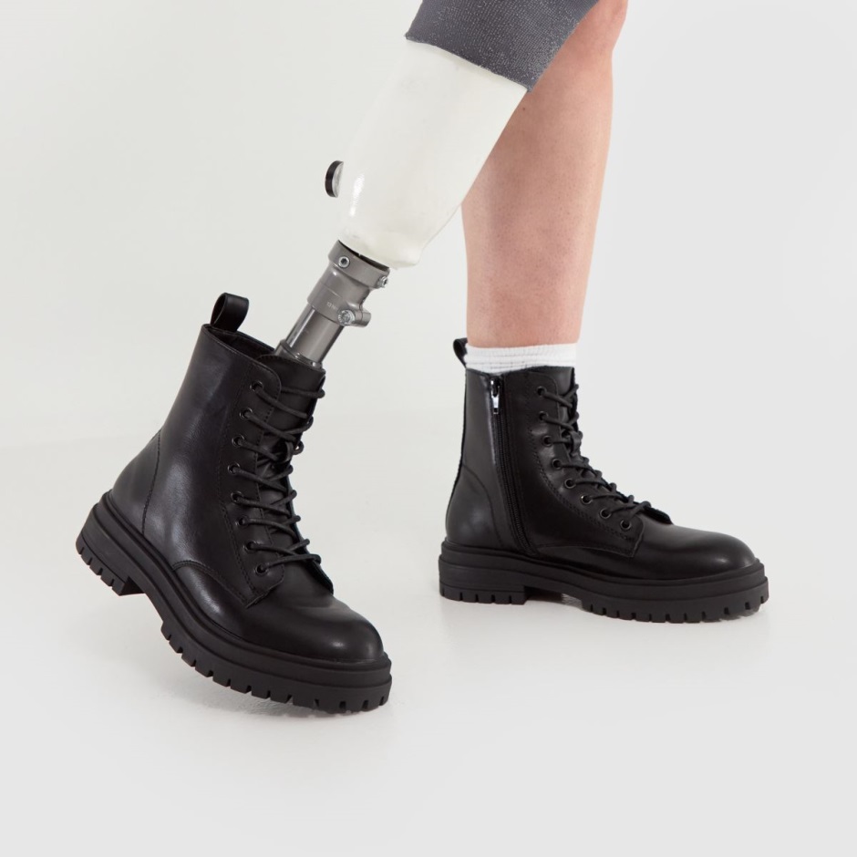 Black Dr Martens Schweiz Schuh Acacia Lace Up Boots