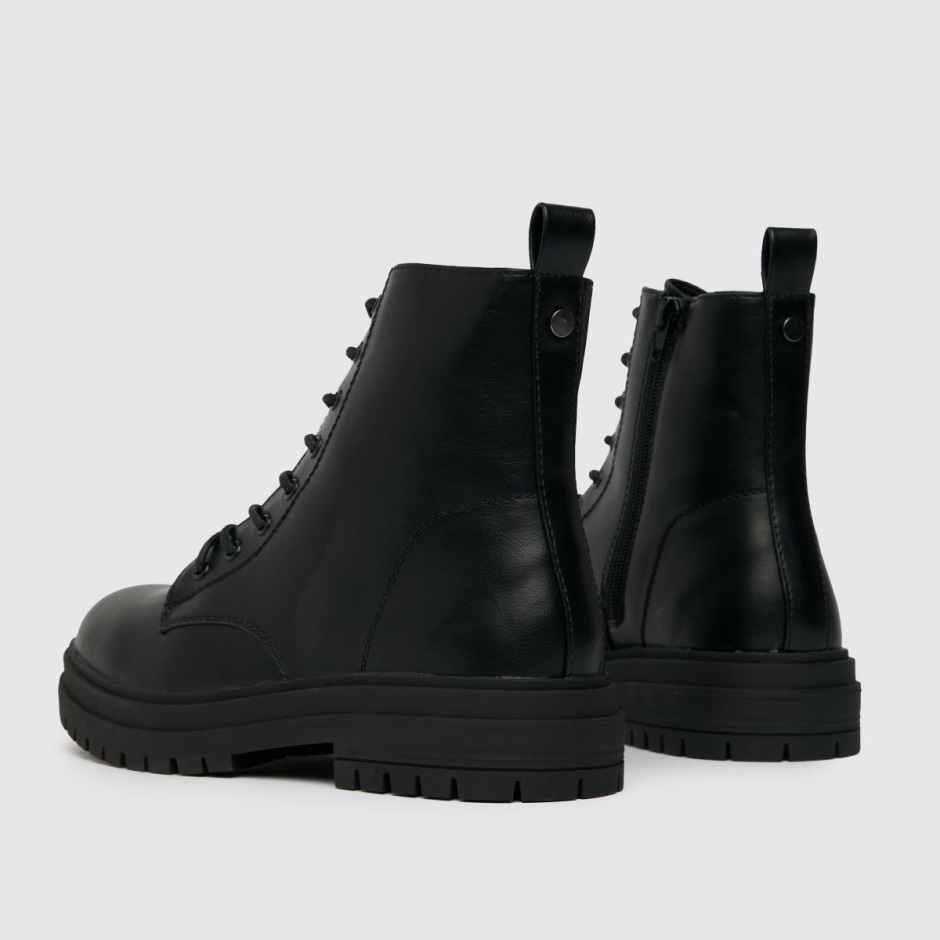 Black Dr Martens Schweiz Schuh Acacia Lace Up Boots
