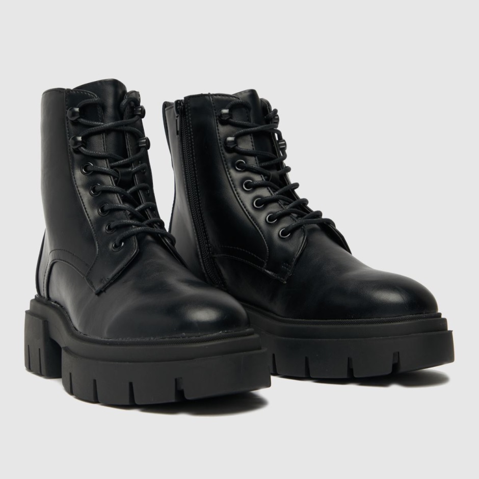 Black Schuh Wide Fit Asher Lace Boots Dr Martens Schweiz