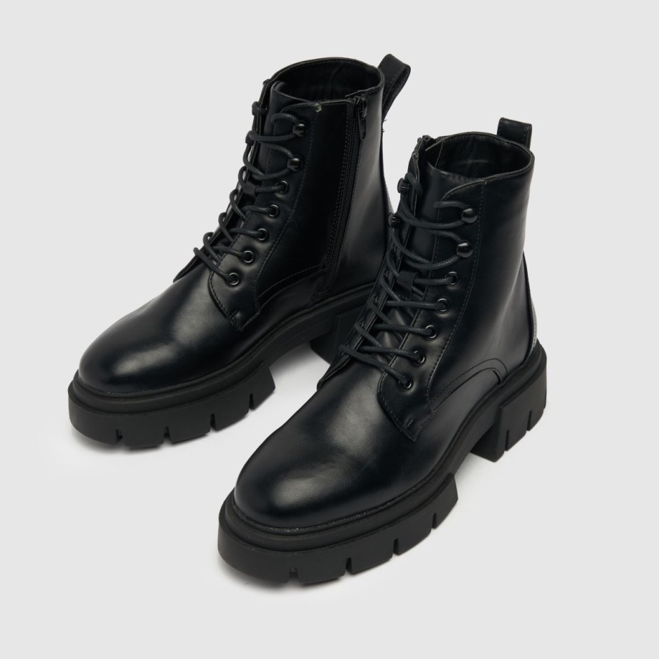 Black Schuh Wide Fit Asher Lace Boots Dr Martens Schweiz