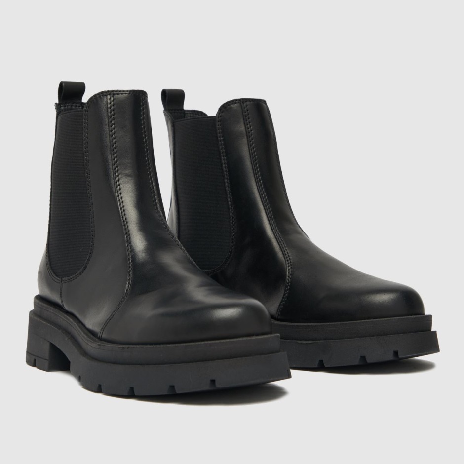 Black Dr Martens Schweiz Schuh Ace Leather Chelsea Boots